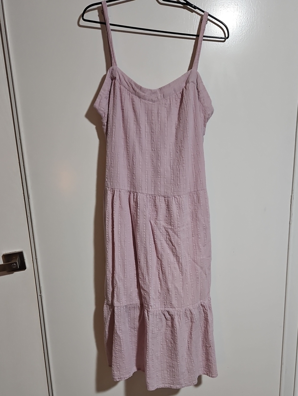 Knox Rose Lavender Lilac Tiered Boho Sundress Size XL GUC